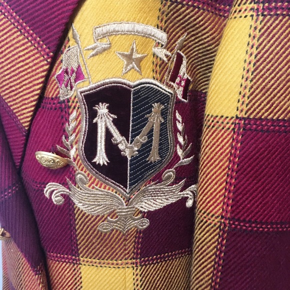 SOLD❌Mondi EUR Vintage Plaids WoolBlazerOversized - Picture 5 of 10